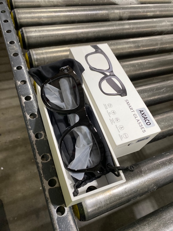 Photo 1 of AXIACO AI Smart Glasses with Camera, 4K Video Recording Glasses & 8MP Photo Capture, Open-Ear Bluetooth Audio Sunglasses, Real-Time Voice Translation, AI Assistant & Object Recognition for Travel Vlog