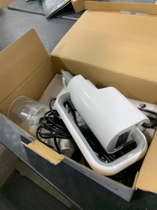Photo 1 of 6-in-1 Steam Mop, 1200W Rotated Steam Cleaner for Home, 2 Modes, 400ML Removable Tank, 23FT Power Cord, 2 Pads, Multi-Surface Steamer for Hard Floor, Laminate Floor, Tiles Cleaning (Lunar Halo)