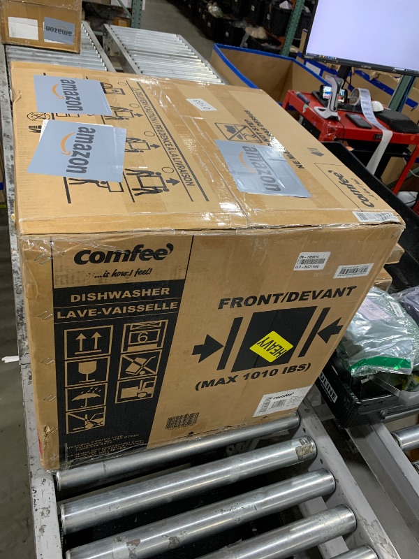 Photo 1 of COMFEE' Countertop Dishwasher, Portable Dishwasher with 6L Built-in Water Tank, Mini Dishwasher with More Space Inside, 7 Programs, UV Hygiene& Auto Door Open, for Apartments, Dorms& RVs, White