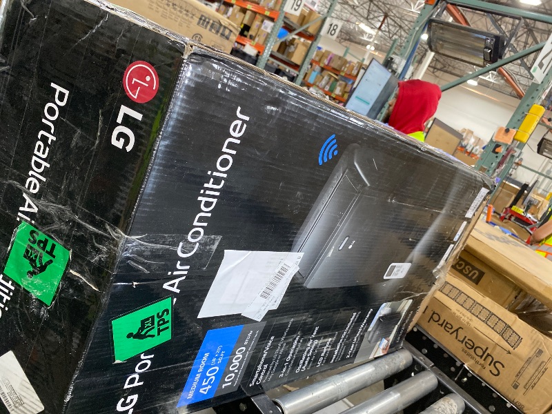 Photo 1 of LG 10000 BTU (DOE) / (13500 ASHRAE) Portable Air Conditioners Cools 450 Sqft Easy Install & WiFi App Remote Eco-friendly, Quiet Medium & Large Room Air Conditioner AC Unit Home Black LP1023BSSM