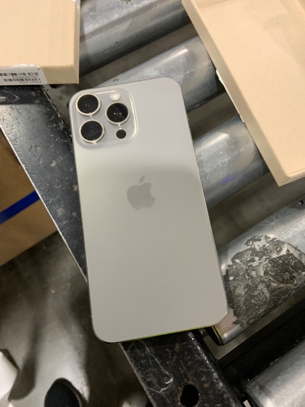 Photo 1 of Apple iPhone 15 Pro Max, 512GB, Natural Titanium - Unlocked (Renewed)