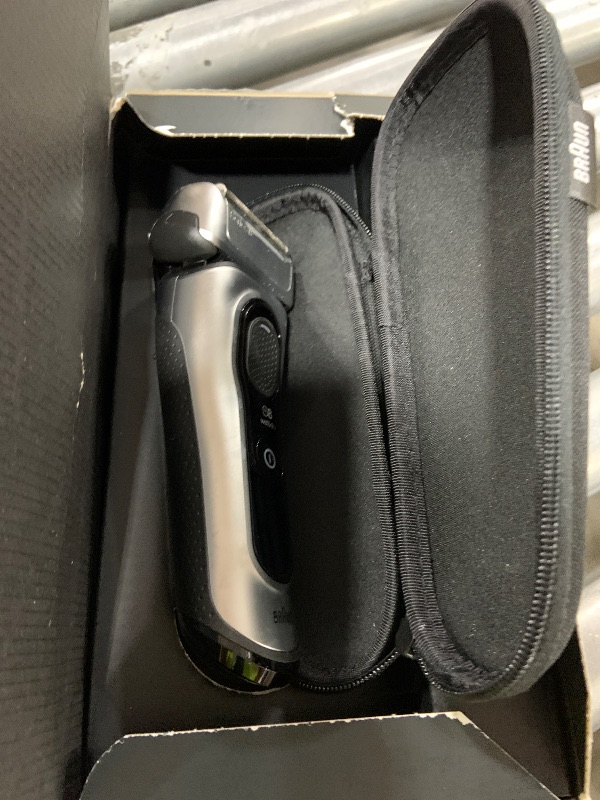 Photo 1 of Braun Series 8 Electric Razor for Men, with 4+1 Shaving Elements & Precision Long Hair Trimmer, Close & Gentle Even on Dense Beards, Wet & Dry Electric Razor with 60min Runtime, 8517s Galvano Silver