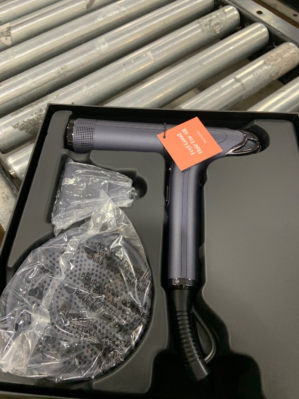 Photo 1 of Bio Ionic SMART-X Hair Dryer with Diffuser, High-Efficiency Blow Dryer with 3 Heat & 3 Speed Settings, Gently Dries, Defines & Reduces Frizz, Self-Cleaning Function, Alpine White