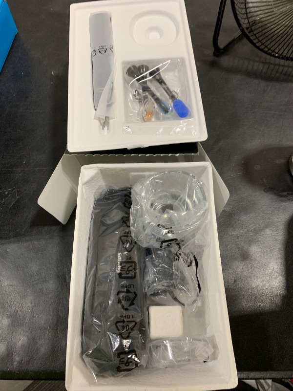 Photo 1 of Philips Sonicare DiamondClean Smart 9500 Electric Toothbrush - Sonic Toothbrush with App, Pressure Sensor, 15 Brushing Settings, Replacement Reminder, USB Charging Travel Case, Black, Model HX9923/11