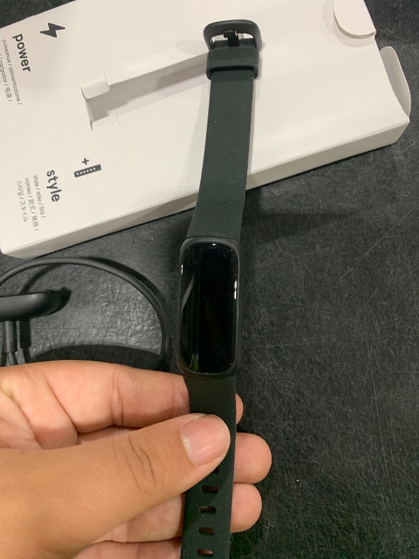 Photo 1 of Fitbit Inspire 3 Health & Fitness Tracker with Stress Management, Workout Intensity, Sleep Tracking, 24/7 Heart Rate - 3-Month Google Health Premium Membership Included - Midnight Zen/Black
