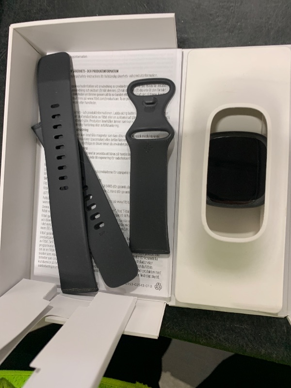 Photo 1 of Fitbit Sense 2 Advanced Health and Fitness Smartwatch with Stress and Sleep Tools - 3-Month Google Health Premium Membership Included - ECG App, SpO2, 24/7 Heart Rate, and GPS - Shadow Grey/Graphite