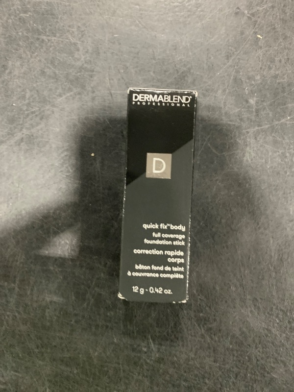 Photo 1 of Dermablend Quick-Fix Body Makeup Full Coverage Foundation Stick, Water-Resistant Body Concealer for Imperfections & Tattoos, 0.42 Oz