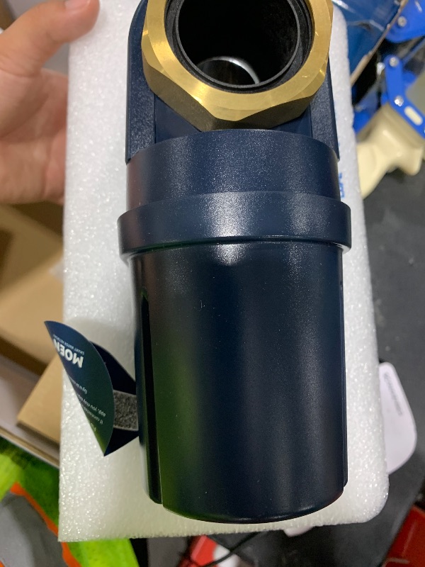 Photo 1 of Moen Flo 1-1/4-inch Smart Water Shut Off Valve, Smart Home Water Monitor Leak Detector, Wifi Connected, App Enabled Flow Meter and Shutoff, 900-002