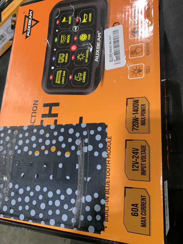 Photo 1 of Auxbeam 8 Gang Switch Panel AR-820 Bluetooth RGB Switch Pod Automatic Dimmable Multifunction Switch w/Toggle Momentary Pulsed Control Panel for UTV ATV Truck Car RV Boat Waterproof 3 Years Warranty