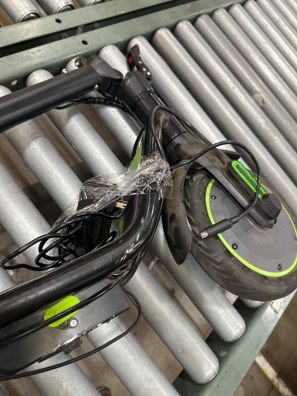 View 5 of *** PARTS ONLY *** VOLPAM Electric Scooter - 350W Motor, 19 MPH, 8.5" Solid Tires, Dark Green