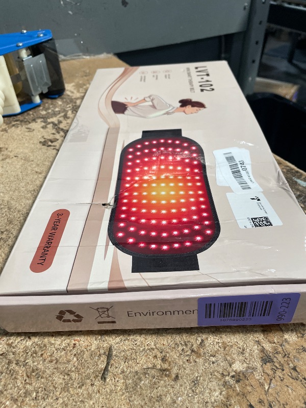 View 2 of **MISSING CHARGING CORD** Cordless Heating Red Light Therapy Belt, Red Light Therapy for Body
