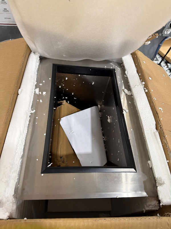 View 3 of (bent one edge corner minor damge) HARDURA Drop-in Stainless Steel Ice Bin