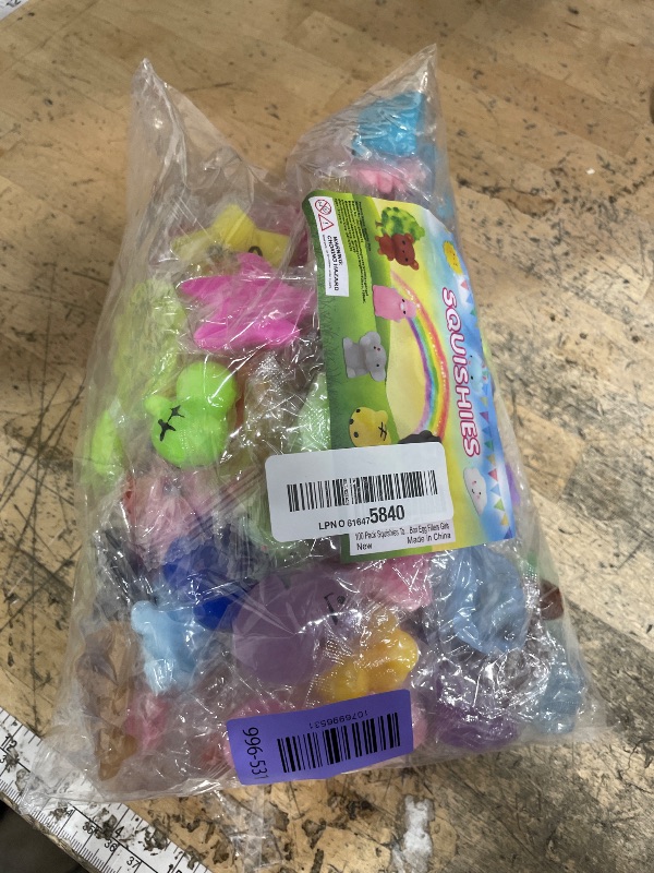 Photo 1 of 100 Pack Squishy Toys