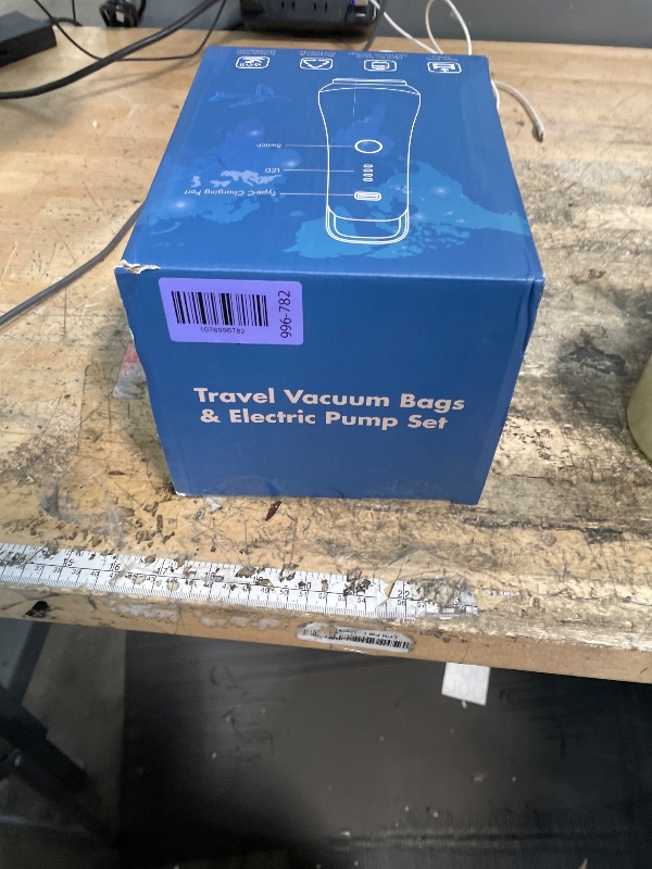 Photo 1 of 16 Pack Vacuum Storage Bags for Travel with Rechargeable Wireless Pump