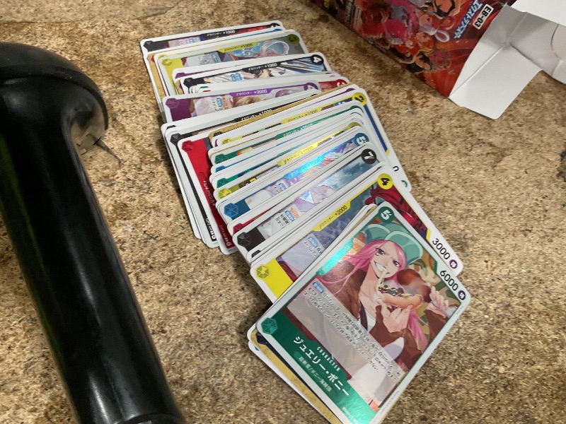 View 2 of **PARTS ONLY, MISSING A BUNCH OF Cards**  ****BANDAI ONE PIECE Card Game Extra Booster EB-03, 24 Packs