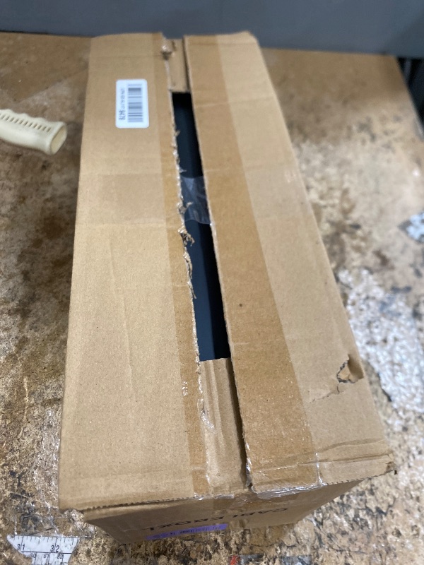 View 2 of [Set of 3] 3 Cable Management Boxes + 3 Wire Ties, Large Cord Box Organizers to Hold and Hide Power Strip Charger Adapter Power Cord Charging Station USB HUB (Black)