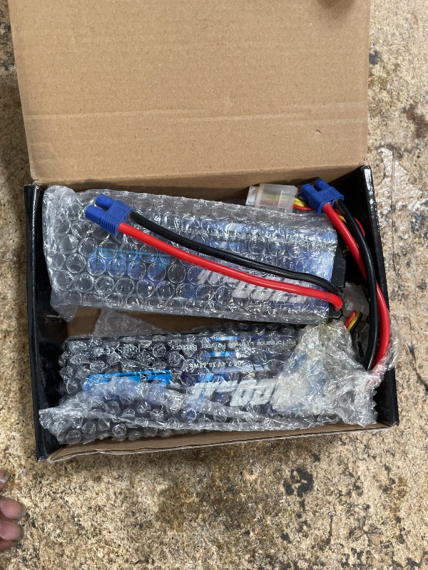 View 2 of **USED, UNKNOWN IF MISSING PARTS**
Zeee 3S Lipo Battery 5200mAh 11.1V 80C EC3 Plug (1 Pack) and 7.4v 50c
