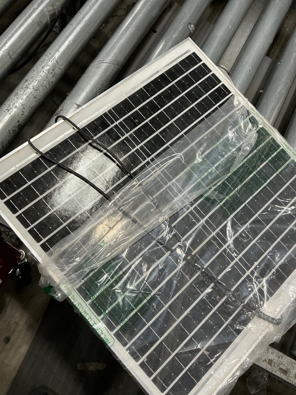 View 4 of ***NO FAN  JUST THE SOLOR PANEL ****ZIZIWIN 20" Solar Fan, Large Solar Powered Cordless Camping Fan, Rechargeable Battrey Operated Fans for Outside, 360° Tilt, Hi-airflow, Wireless, for Home Garage Outdoor Patio Travel Greenhouse