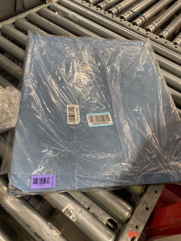 View 2 of 18x24 Blue Art Portfolio Folder Displaying 48 Pages With Plastic Sleeves