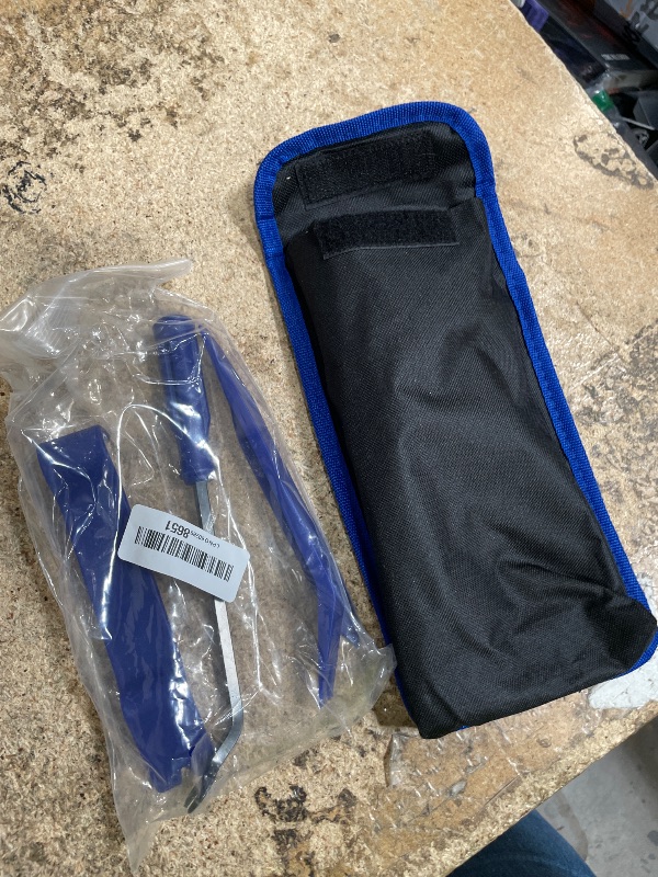 View 2 of 10Pcs Car Trim Removal Tool Kit Non-Scratch Pry Tool Auto Clip Pliers-Blue