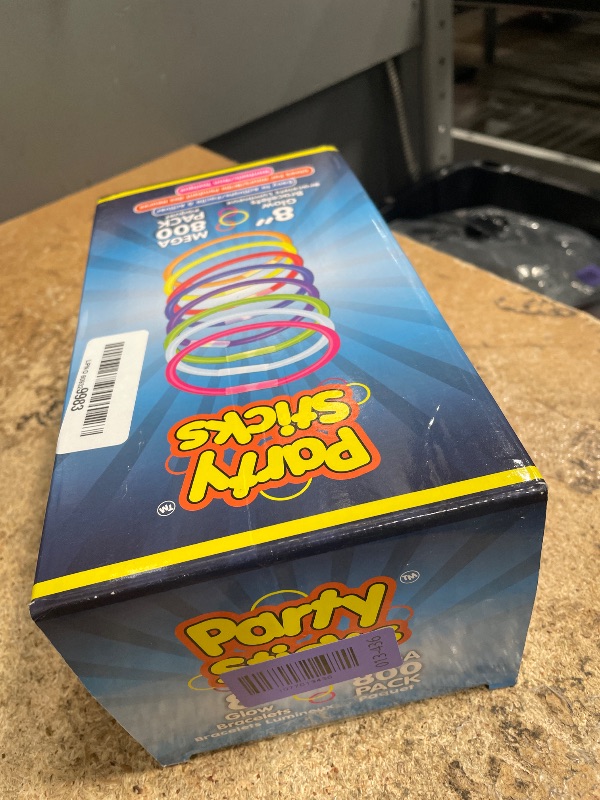 View 2 of **MISSING SOME** PartySticks Glow Sticks 800 Pack - 8 Inch Multi-Color