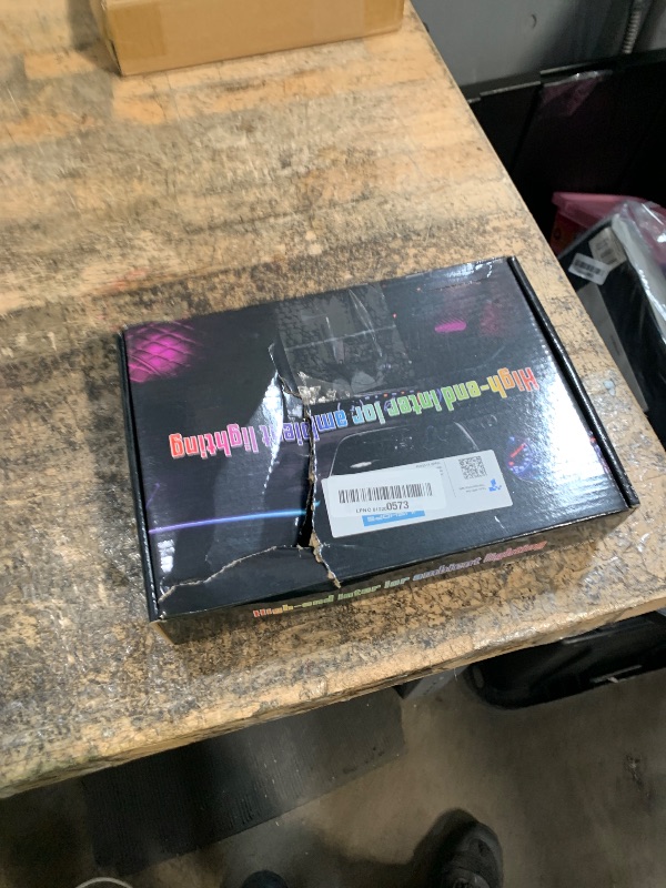 View 2 of ***PARTS ONLY***INCOMPLETE Jushope Interior Car LED Strip Lights, Acrylic LED Lights for Car with Dynamic Dreamcolor Chasing, Ambient Lighting Kits Music Sync Wireless APP and RF Remote Control (8 in 1)