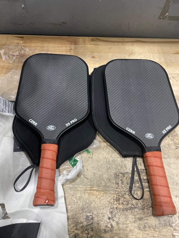 Photo 1 of ***SEE NOTES ***CZRR Pickleball Paddles, USA Pickleball Approved, 3K Carbon Fiber, 2 Pack