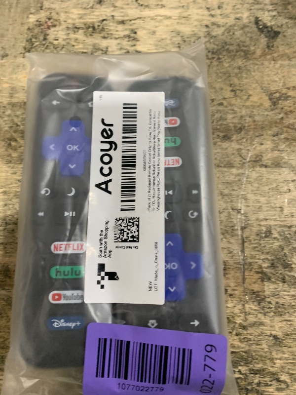 Photo 1 of (2 Pack) Replacement Remote Control for Roku TV, for TCL Roku/Onn Roku TVs