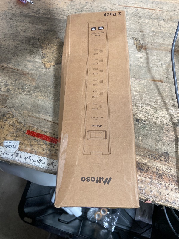 Photo 1 of 2 Pack 12FT Long Power Strip Surge Protector with 6 Outlets 4 USB Ports