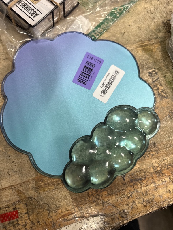Photo 1 of ***SEE NOTES Sumgsn Cloud Keyboard Wrist Rest with Gel Mouse Pad - Blue Purple