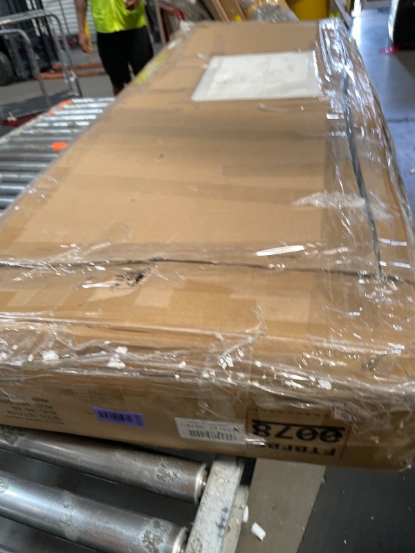 View 3 of *****PARTIAL SET, MISSING BOX 1/2***** DWVO Queen Size Storage Bed Frame, Platform Bed Frame with Integrated Charging Ports, 2 Drawers on Wheels, Upholstered Headboard with Shelf, Easy Assembly, No Box Spring Needed (Gray)