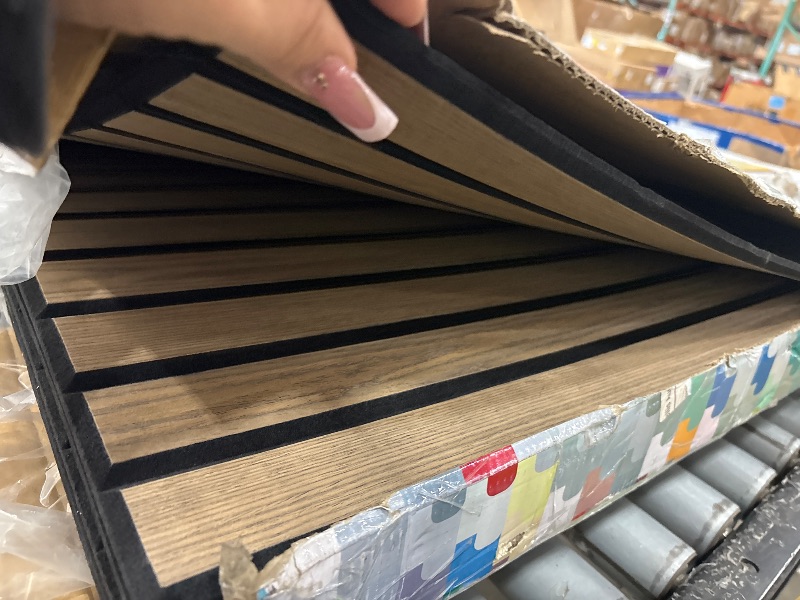 View 4 of *** CHECK ALL PHOTOS***     UMIACOUSTICS 6pk Acoustic Panels, 47.2"x23.6", Natural-BEIGE