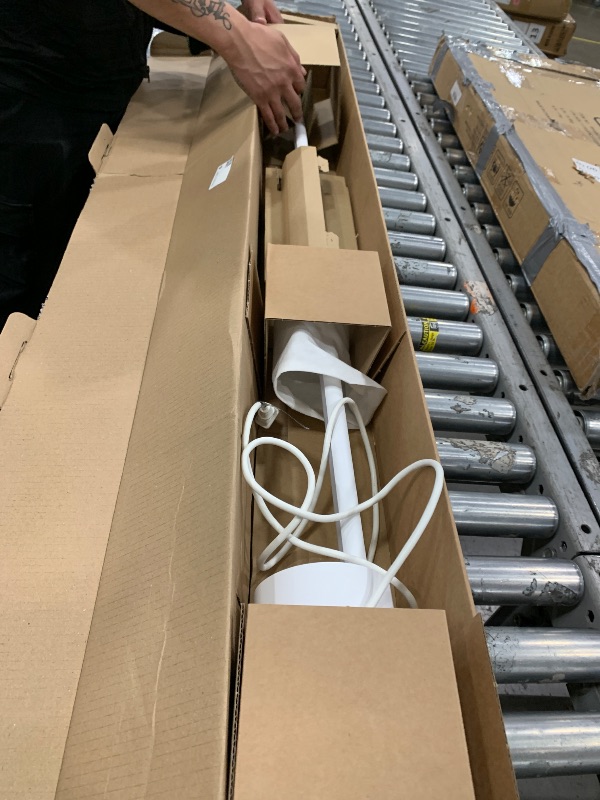 View 3 of **Parts Only** Philips Hue Signe Smart Floor Lamp, White - White and Color Ambiance LED Color-Changing Light - 1 Pack - Indoor - Control with App - Works with Alexa, Google Assistant, and Apple Homekit
