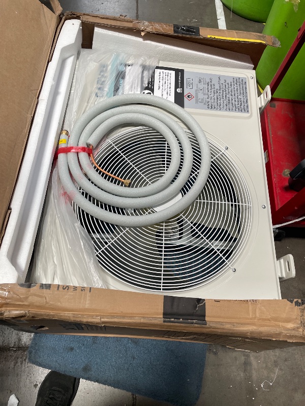 View 5 of 12000BTU Mini Split AC/Heating System, 19 SEER2 115V Ductless Mini Split Air Conditioner with Heat Pump, Cools Up to 750 Sq.Ft, Energy Efficient Inverter AC Unit with Installation Kit
