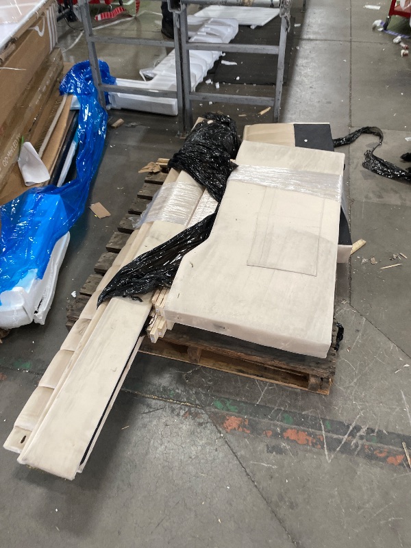 View 2 of **Parts only **BED HEADBOARD