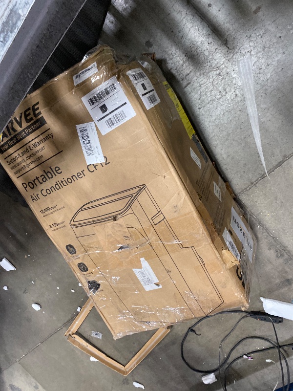 View 2 of **Unable to test** Garvee 12000 BTU Portable Air Conditioner, White, 450-550 sq ft