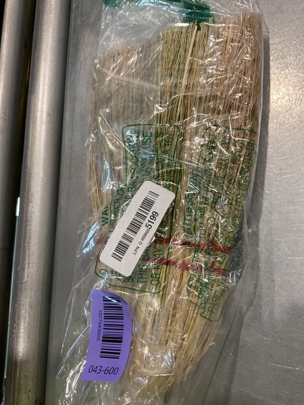 Photo 1 of 12 Inch Corn Handmade Broom Mini Whisk Made of Natural Corn Broom Straw with a Solid Metal Hang Design for Outdoor Car Porch Debris Dust Dirt Driveways Sidewalks Halloween