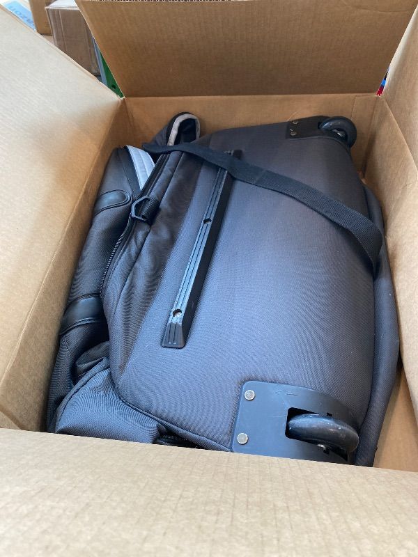Photo 1 of [DAMAGED] YOREPEK Stroller Bag Compatible with UPPAbaby Vista V2/V3 and Cruz V2 (No Wheel Removal Needed), Padded Stroller Travel Bag with Wheels, Foldable Stroller Cover with Storage Pocket, All Black