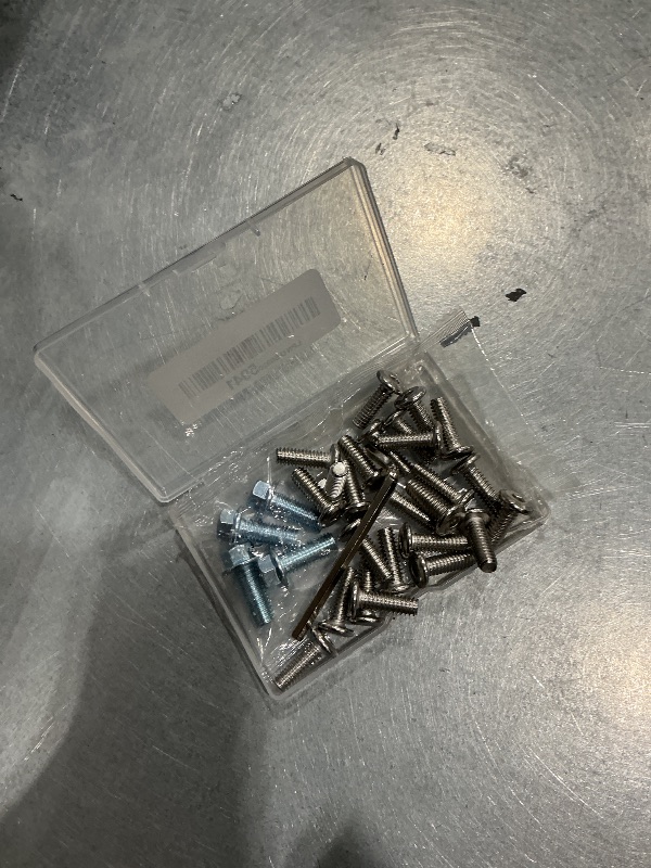 View 2 of 1/4-20 x 3/4" (40 Pack) Flat Head Hex Socket Cap Screws Bolts, 304 Stainless Steel 18-8, Hex Drive, Bright Finish, Fully Machine Thread
