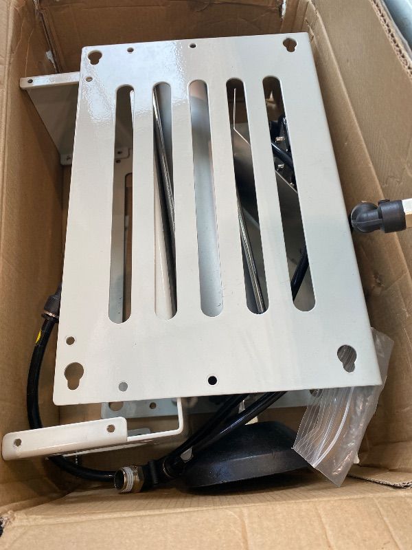 Photo 1 of **Not functional - missing parts****7/26 FINAL SALES NO RETURNS ONLY PARTS***  12oz/16oz Pneumatic Can Crusher, Aluminum Can Crusher for Recycling, Wall Mounted Can Smasher, Automatic Discharge after Crushed, Safe and Efficient Recycling Tools.