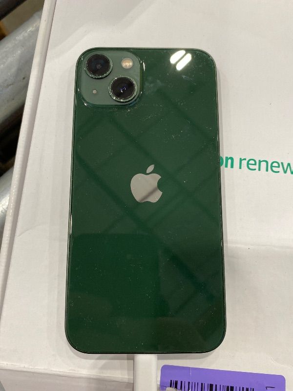 Photo 1 of [Minor Scratches] Apple iPhone 13, US Version, Green - locked (Renewed Premium)