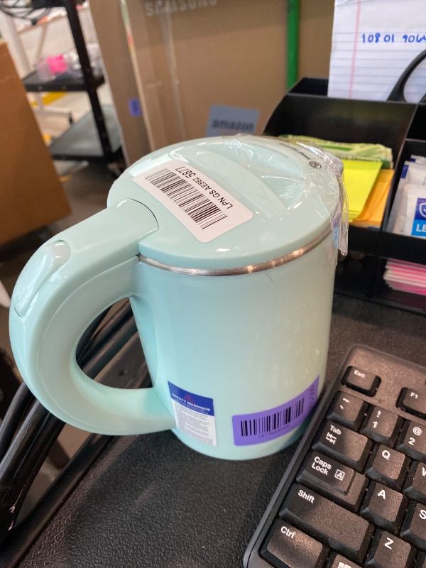 Photo 1 of [Missing Warmer] RHD 0.5L Small Portable Electric Kettles for Boiling Water, Stainless Steel Travel Kettle, 600W Fast Boil Teapot, Auto Shut-Off, Tea Kettle & Hot Water Boiler Perfect For Travel, Coffee, Tea (Green)