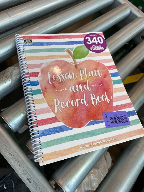 Photo 1 of [USED] Teacher Created Resources Watercolor Lesson Plan and Record Book (TCR3586)