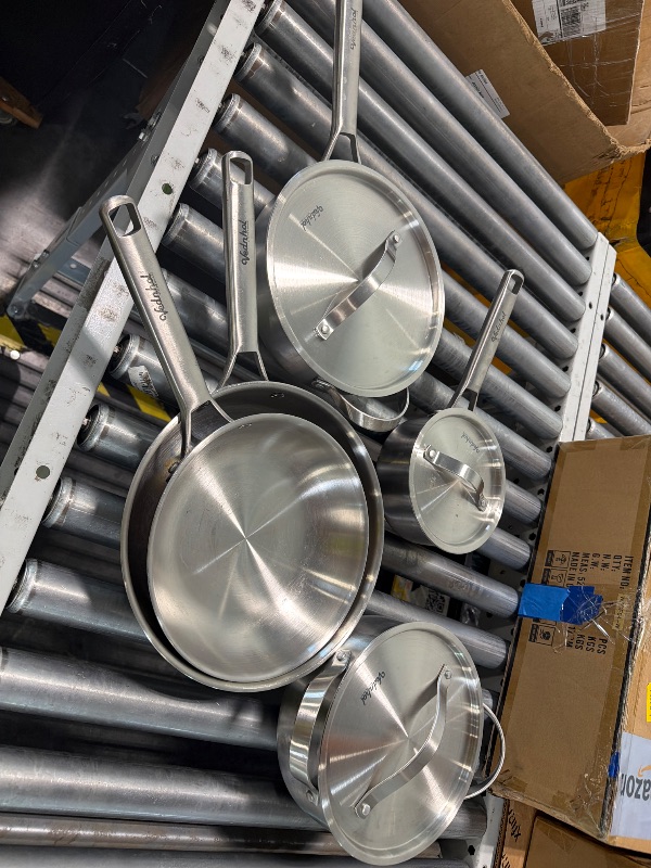 Photo 1 of [Used Items] Stainless Clad Frying Pan Set
