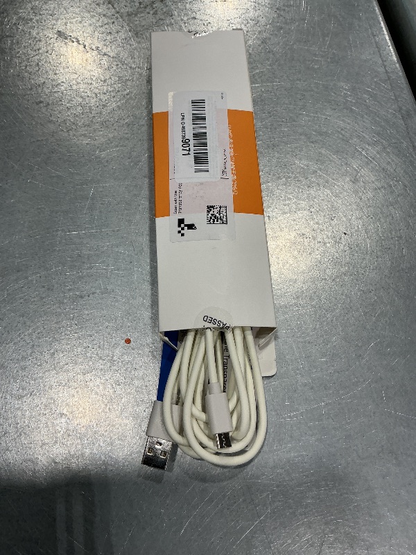 Photo 1 of 10FT Long USB to Micro USB Cable Android Charger Cable Fast Charge,Micro USB 2.0 USB Micro Cable for Samsung Galaxy 7 S7 S6 Edge Phone Charger Cord Tablet,Charging Wire for Kindle Fire White