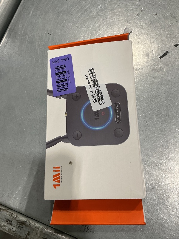View 2 of ***MISSING CABLES*** 1Mii B06TX Bluetooth 5.3 Transmitter for TV to Wireless Headphone/Speaker, Bluetooth Adapter for TV w/Volume Control, AUX/RCA/Optical/Coaxial Audio Inputs, Plug n Play, aptX Low Latency & HD
