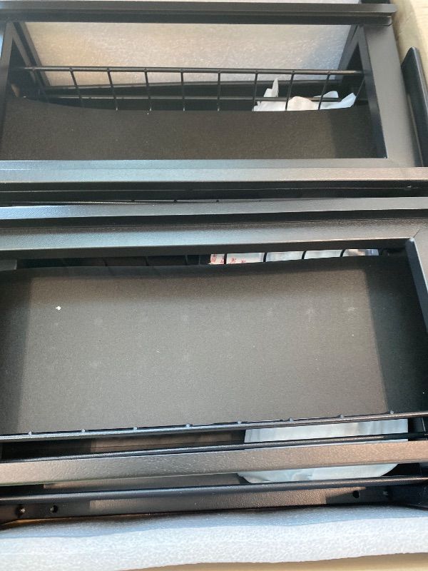 Photo 1 of 1 Pack Expandable Under Sink Organizers And Storage With Upgrade Ball-Bearing Slide Tracks,2-Tier Pull Out Under Cabinet Organizer Height Adjustable,Slide Out Under Sink Drawers-Black(Patent Pending)