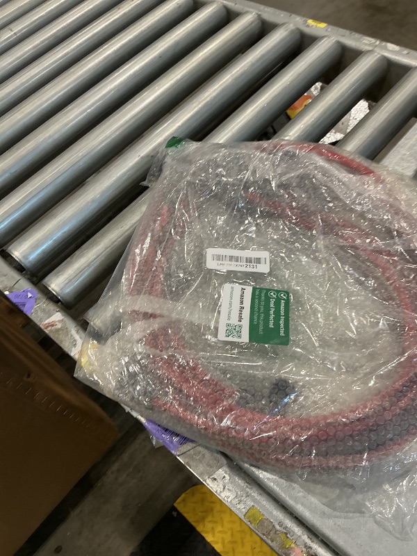 Photo 1 of ***VERY USED*** Edelbrock 22714 Spark Plug Set SBF 83-96 50 ohm Resistance RED Wire (Set of 10)