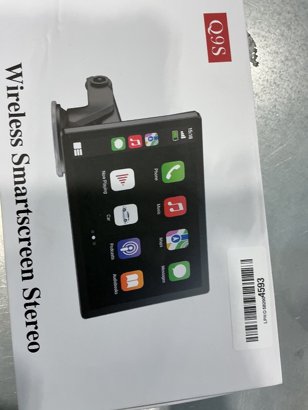 Photo 1 of [MISSING SCREEN] 9" Wireless Apple Carplay Screen for Car & Android Auto with Backup Camera