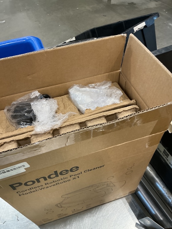 Photo 1 of (2026 Upgraded) Pondee X1 Robotic Pool Vacuum, Cordless Pool Cleaner with 120-Min Runtime, Auto-Parking, 2.5h Fast Charging, for Above-Ground & Flat-Bottom Inground Pools up to 850 sq.ft